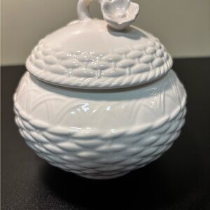 Sugar Bowl by Mikasa Textured Ceramic Bowl